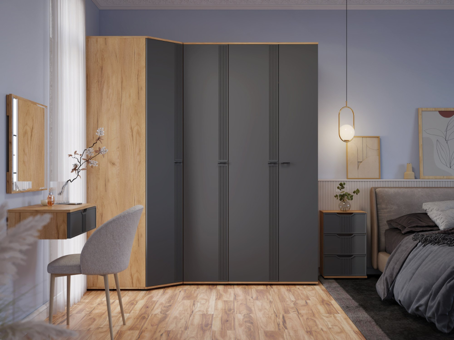 Шкафы одностворчатые, Шкаф-пенал Эмилия ЭЛ-15К глухой