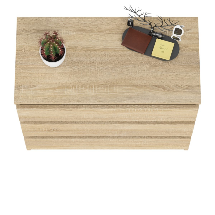 Комоды, Комод три ящика Мори МК800.1