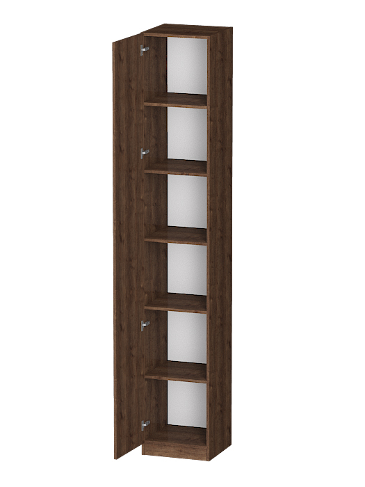 Для одежды, Распашной шкаф Лайф с полками 40*40*240 Дуб экспрессив