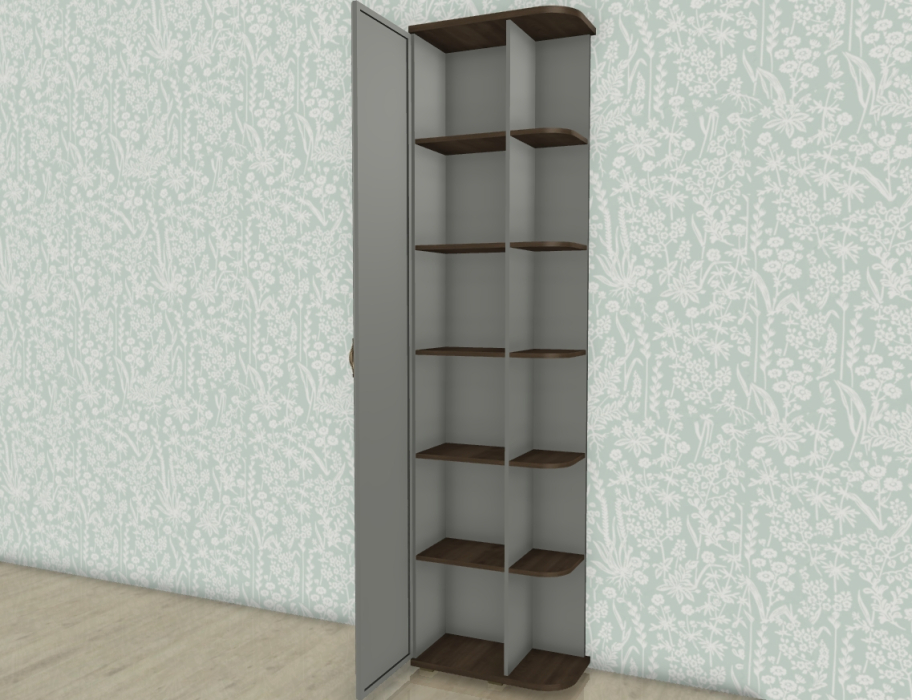 Шкафы одностворчатые, Модульная система Карина Шкаф ШК-1025