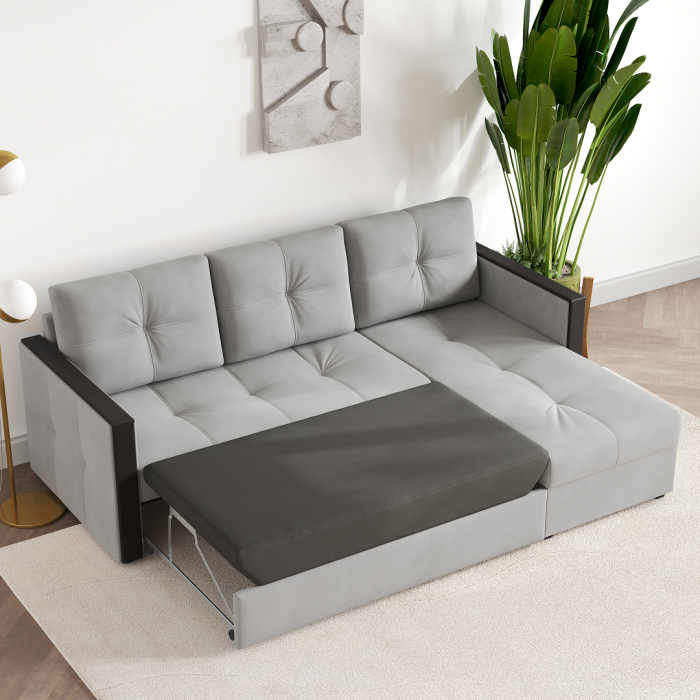 Диваны угловые в гостиную, Угловой диван, раскладной Валенсия