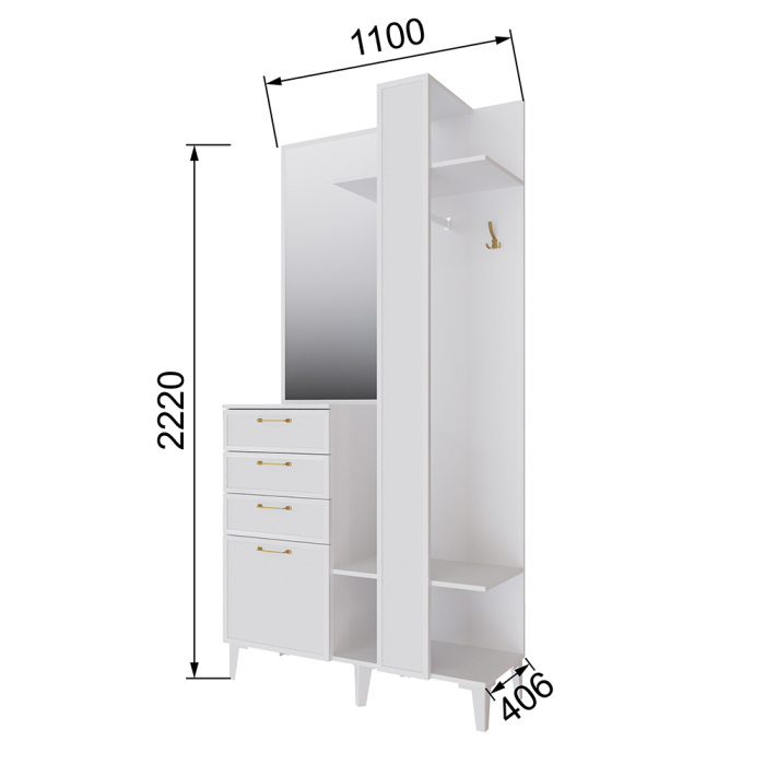 Прихожие, Центральная секция Толедо ТЦС-30