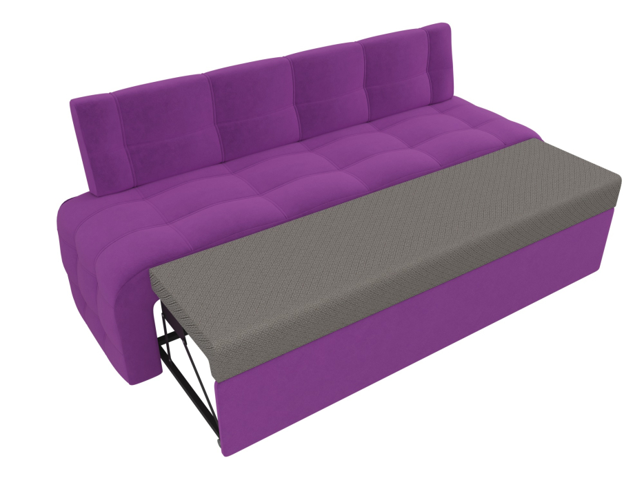 Диваны прямые кухонные, Кухонный прямой диван Люксор, микровельвет