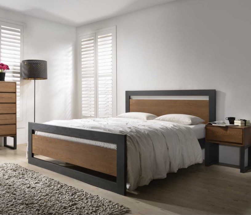 Кровати 120 см, Кровать в стиле лофт Чарльстон 1.2