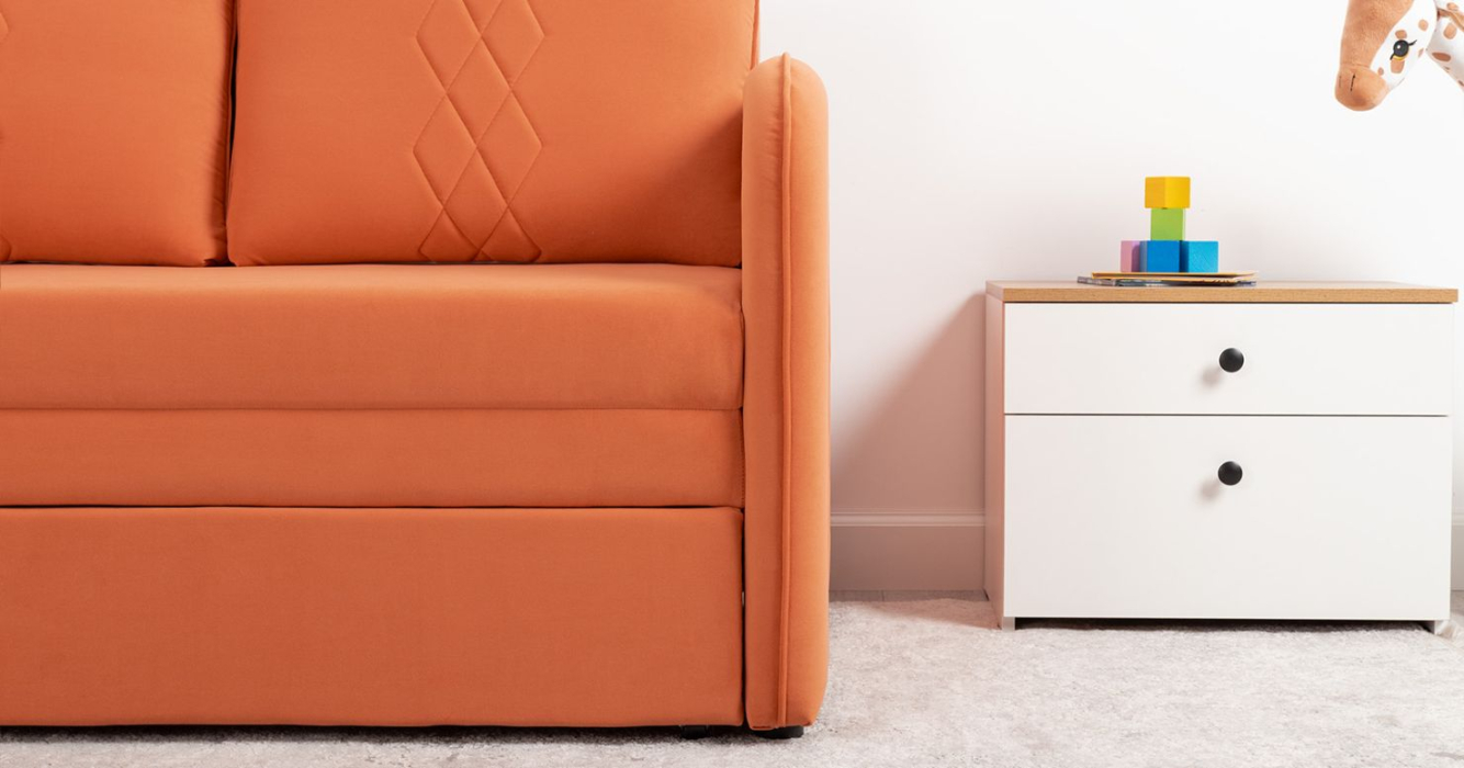 Диваны с ящиком для белья, Диван-кровать Юта (120)