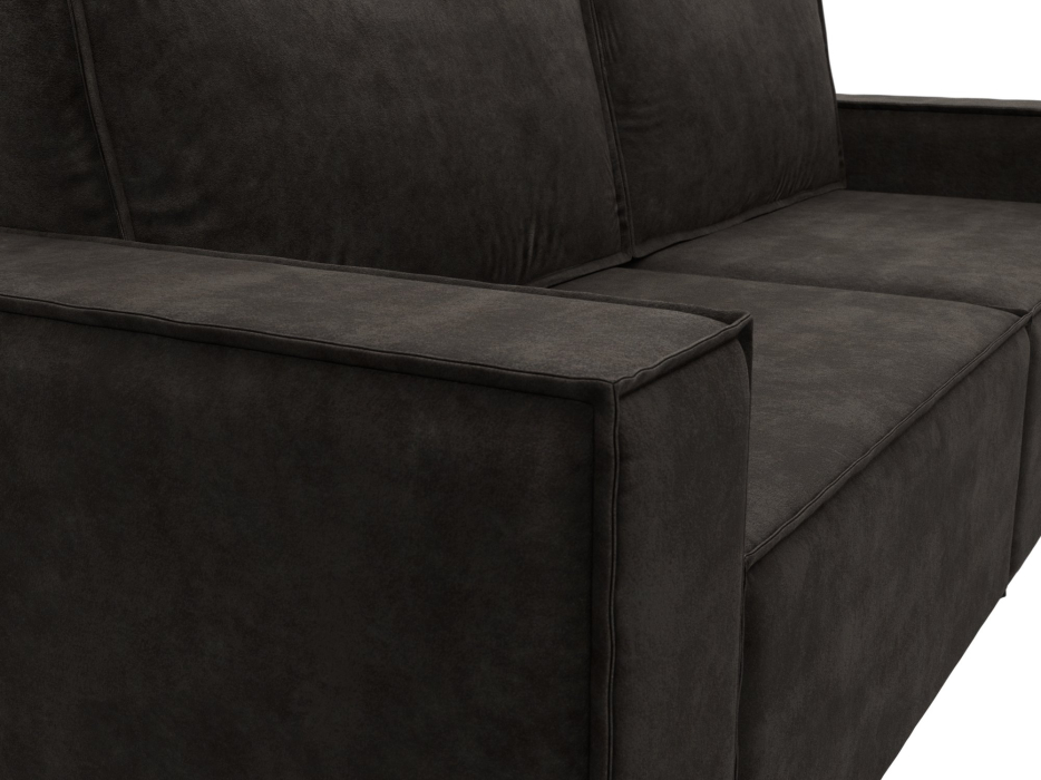 Диваны кровати со спальным местом, Диван прямой Куба, велюр BRUT