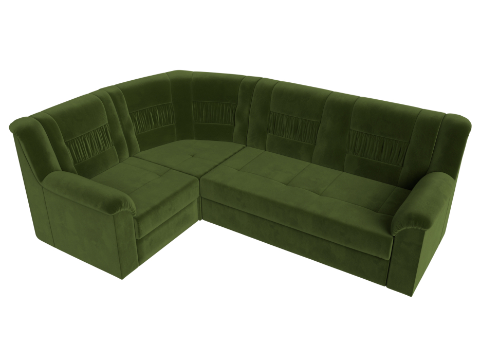 Диваны угловые в гостиную, Угловой диван Карелия левый, микровельвет