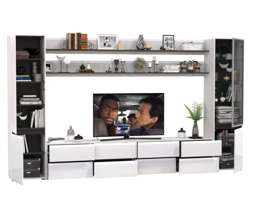 Стенки для гостиной, Сидней мебель в гостиную корпусная № 123