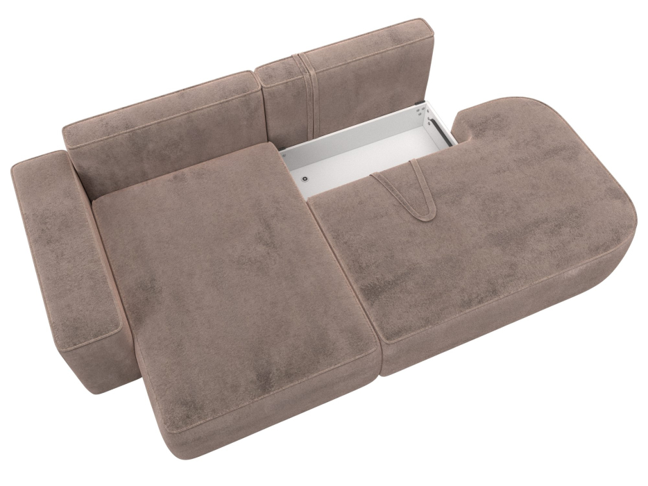 Диваны угловые в гостиную, Диван угловой Лига-065 угол левый, велюр TOWER