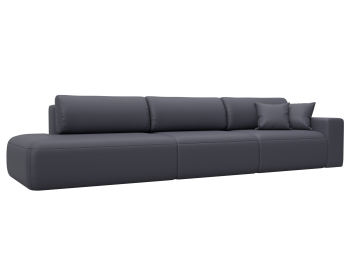 Диван прямой Лига-036 НПБ Модерн Лонг подлокотник справа, экокожа GRIFON