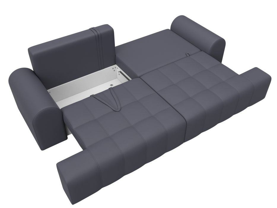 Диваны еврокнижки, Диван прямой Лига-080, экокожа GRIFON