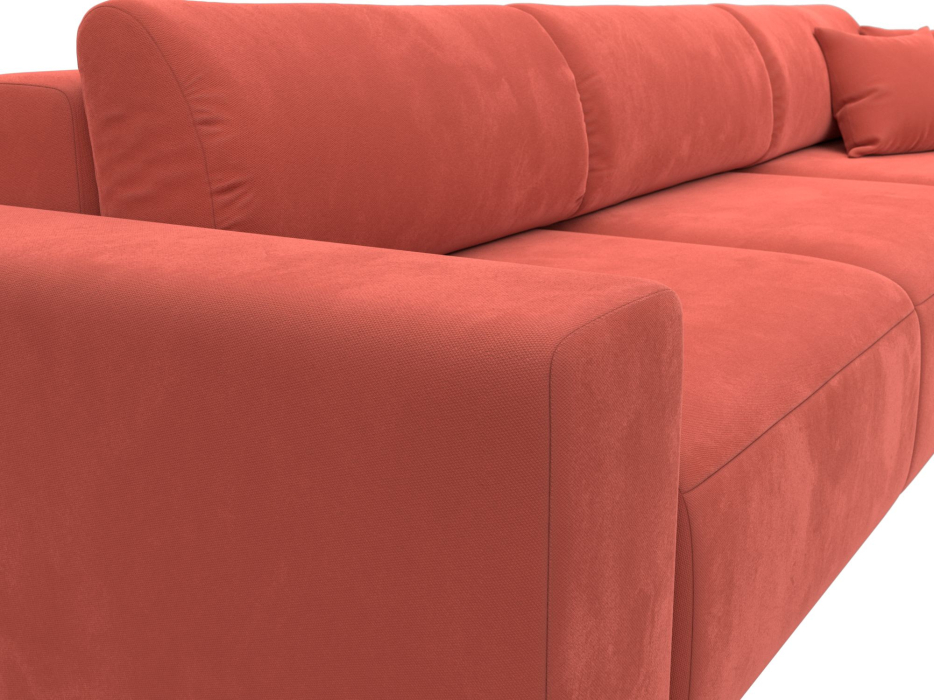 Диваны еврокнижки, Диван прямой Лига-036 Классик Лонг, микровельвет