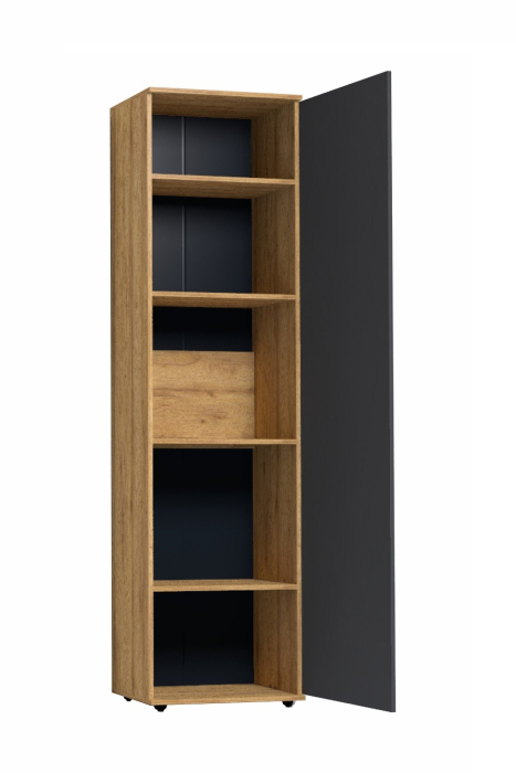 Шкафы одностворчатые, Шкаф для одежды и белья Crown 8