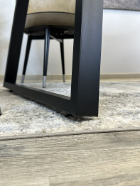 Стол Kenner AZ1400 раздвижной, керамика , опоры черные