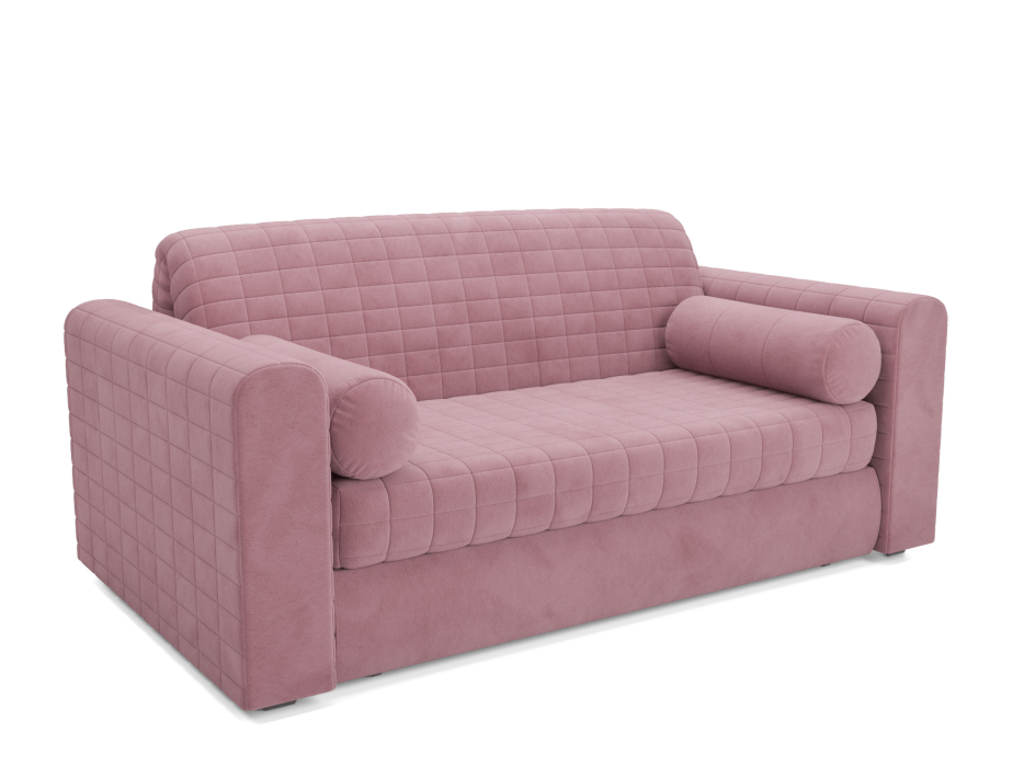 Диваны с ящиком для белья, Диван аккордеон Барон №5 НПБ 140х200 Велюр