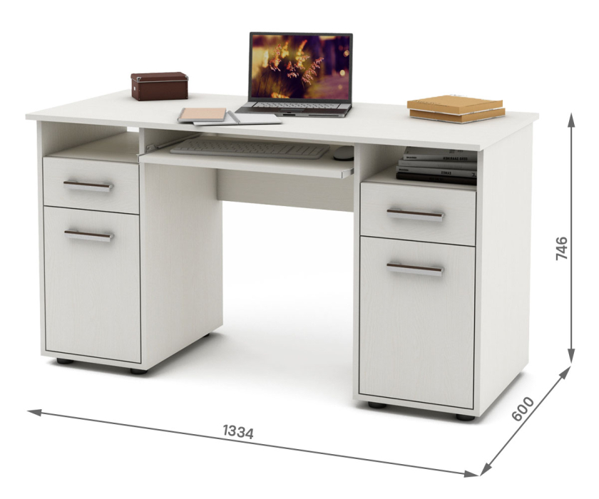 Прямые, Письменный стол Остин-5К