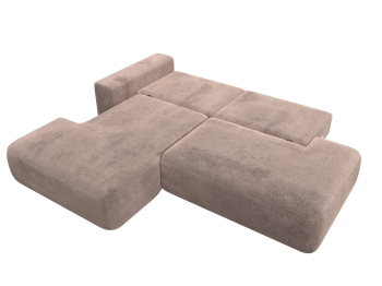 Диван угловой Лига-036 НПБ Модерн левый угол, велюр TOWER