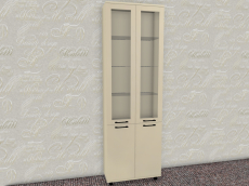 Шкафы двухстворчатые, Модульная система Грейс Шкаф ШК-5036  Серый Кашемир