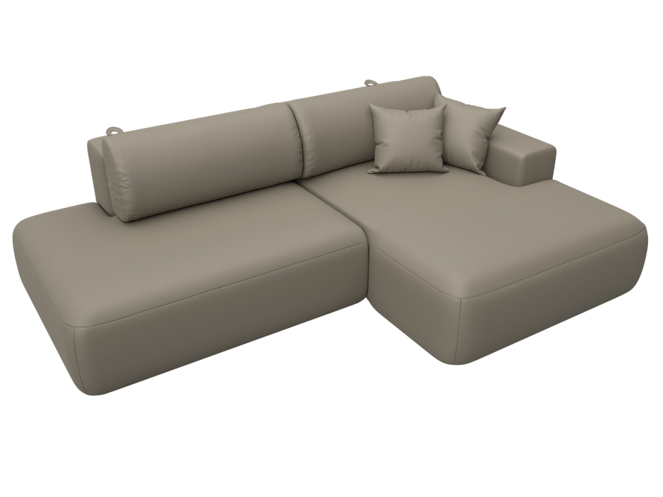 Диваны угловые в гостиную, Диван угловой Лига-036 НПБ Модерн правый угол, экокожа GRIFON 