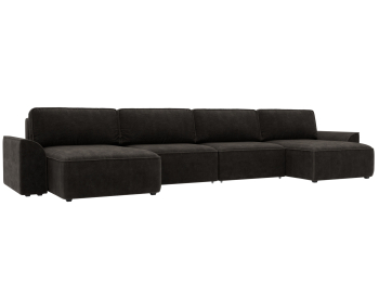 Диван п-образный Лига-048 НПБ лонг, велюр BRUT