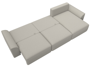 Диван угловой Лига-048 НПБ лонг, рогожка Амур