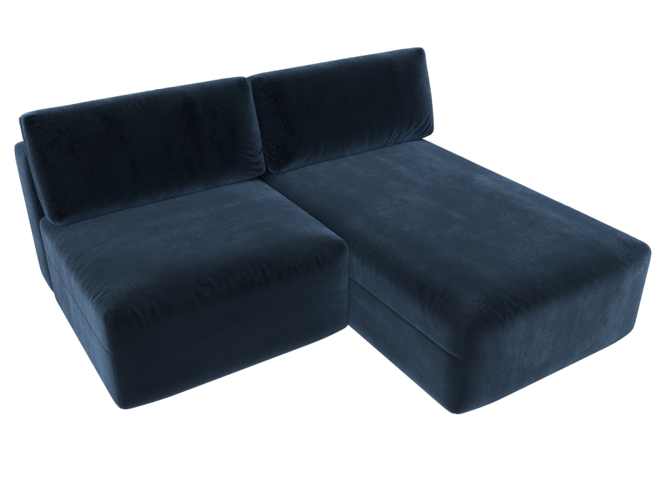Диваны угловые в гостиную, Диван угловой модульный Лига-060 НПБ угол универсальный, велюр TOWER
