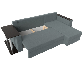 Угловой диван Атланта правый угол, рогожка Амур