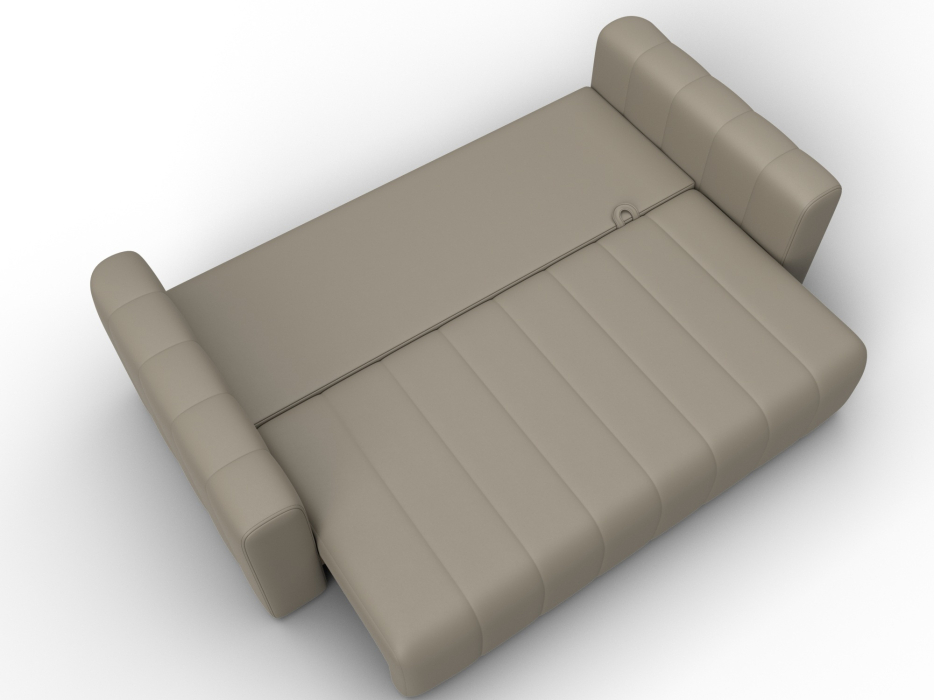 Диваны с ящиком для белья, Диван прямой Лига-062 НПБ, Экокожа GRIFON