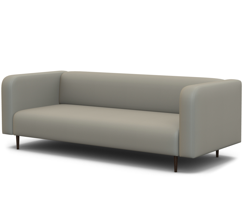 Диваны  офисные, Диван офисный 3-х местный Акцент экокожа