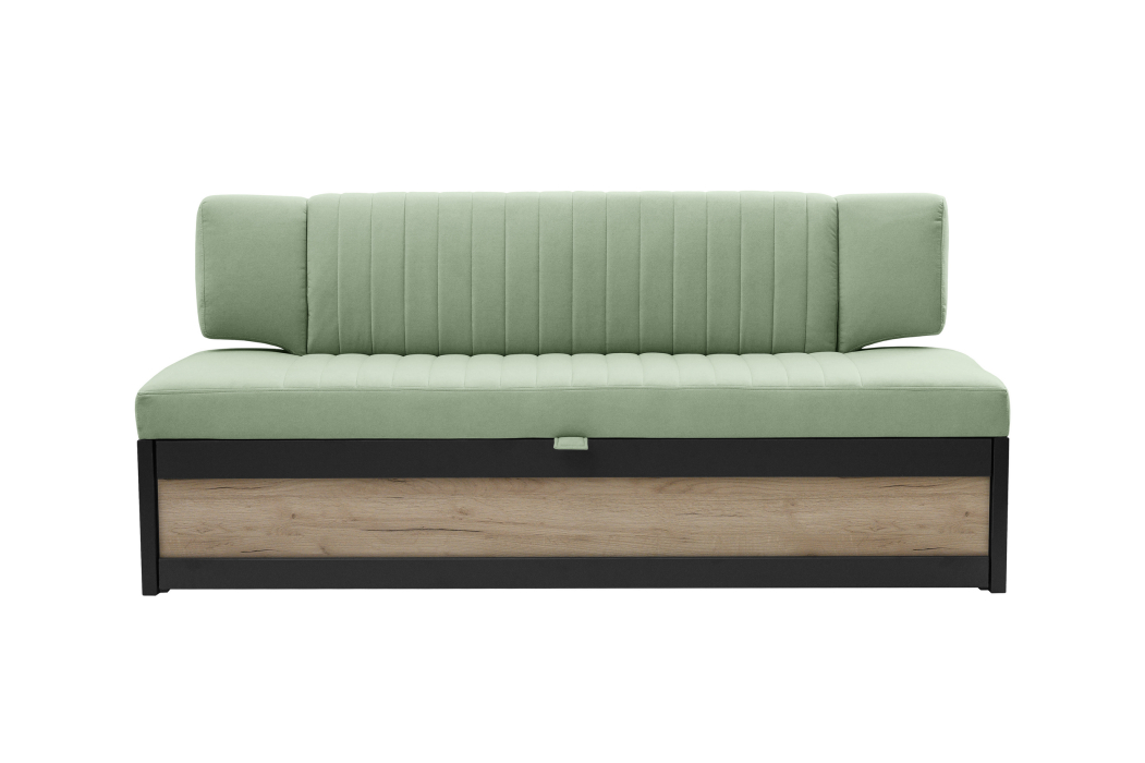 Диваны прямые кухонные, Прямой кухонный диван Парус 188 Дуб крафт серый