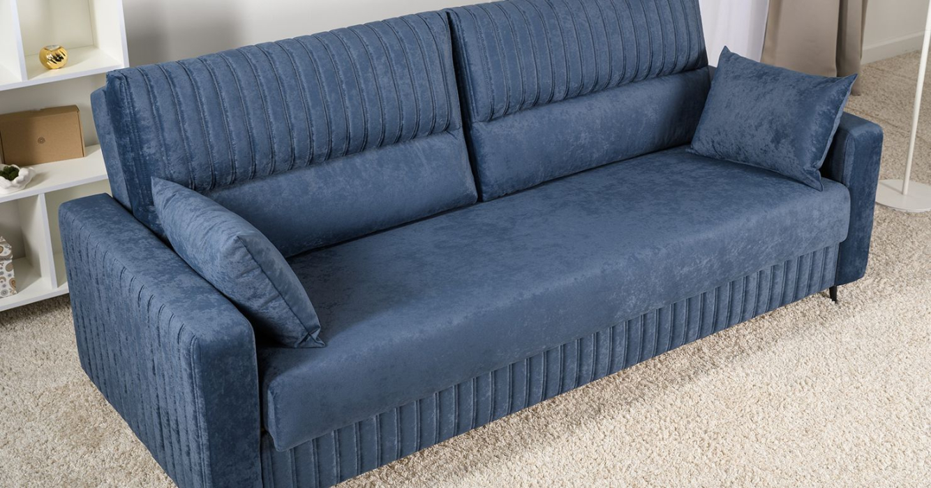 Диваны с ящиком для белья, Диван прямой Изабель