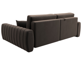 Диван угловой Лига-057 НПБ угол правый, велюр SEVEN