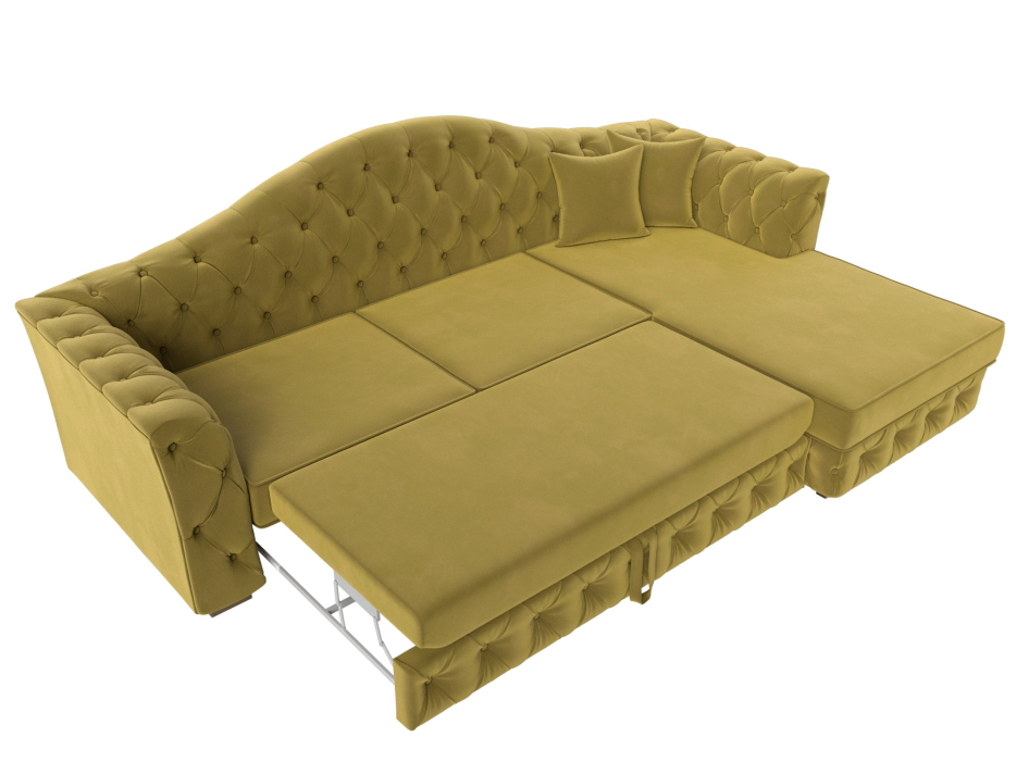 Диваны угловые в гостиную, Диван угловой Артис правый угол, микровельвет