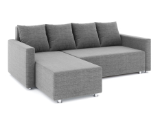 Диваны угловые в гостиную, Диван-кровать угловой Челси еврокнижка, рогожка