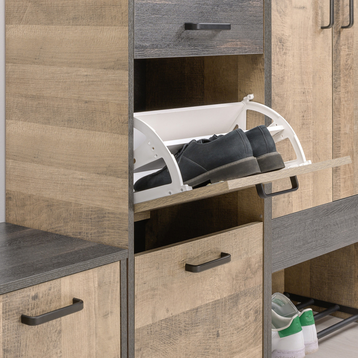 Прихожие, Набор мебели в прихожую с зеркалом и вешалкой Трувор № 167