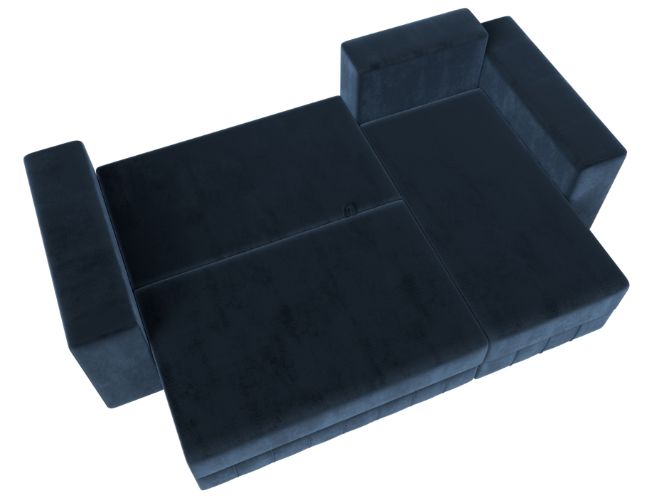 Диваны угловые в гостиную, Диван угловой Лига-076 угол универсальный, велюр TOWER