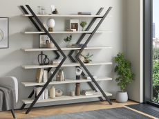 Стеллажи, Стеллаж Айсберг Лофт ИКС черный