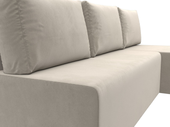 Угловой диван Поло правый угол, микровельвет