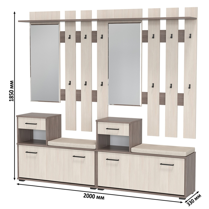 Прихожие, Прихожая Лира модель 2