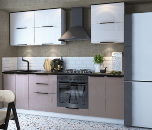 Кухонный гарнитур без столешницы Калипсо 2,4 м