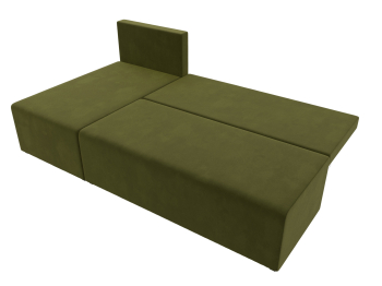 Угловой диван Поло левый угол, микровельвет