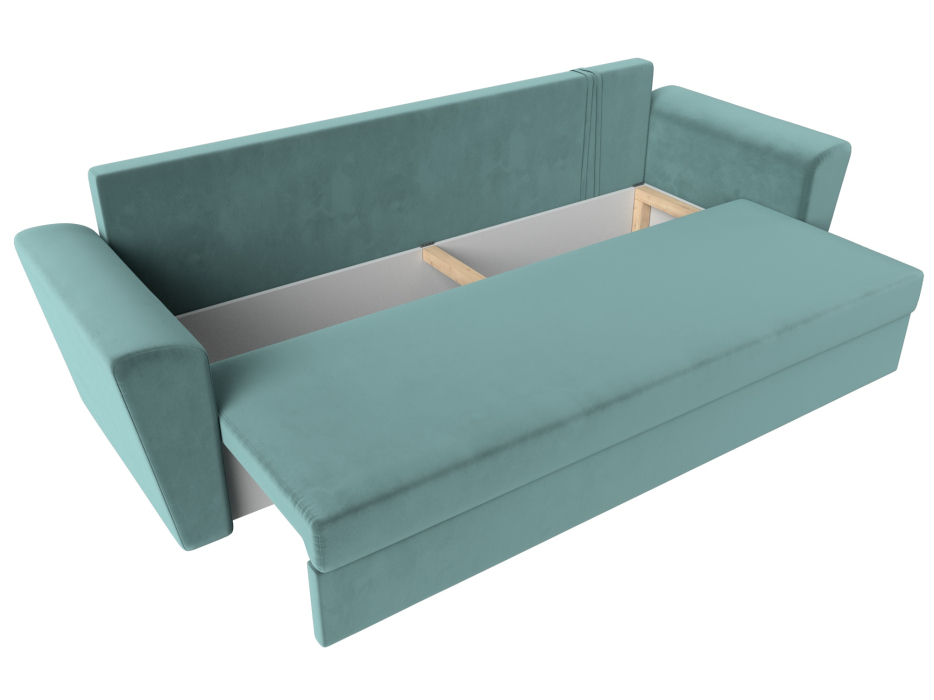 Диваны еврокнижки, Прямой диван Амстердам Лайт, велюр