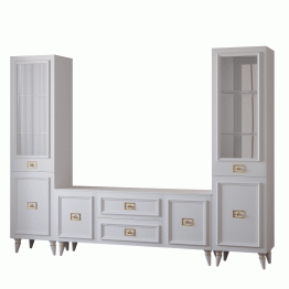 Шкаф Валенсия однодверный распашной, левый (золото)