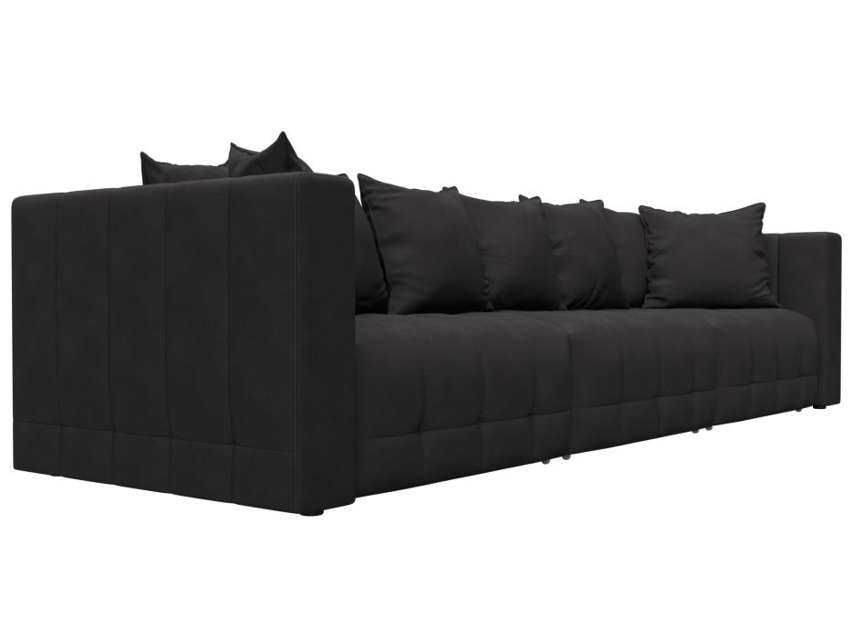 Дизайнерские диваны для гостиной, Диван прямой Лига-052 НПБ Лонг, замша JOLY