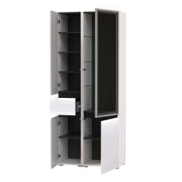 Набор шкафов Сидней - шкаф с ящиком и шкаф-витрин