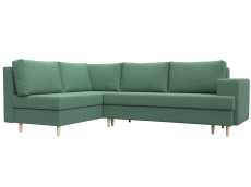 Диваны угловые в гостиную, Диван угловой Сильвана левый угол, рогожка Амур