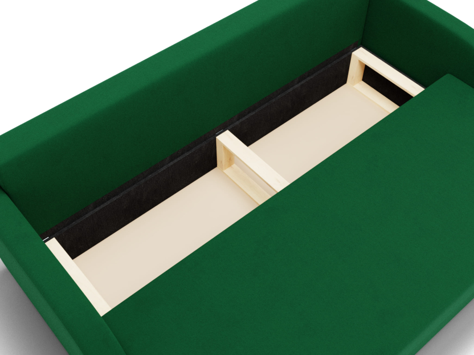 Диваны еврокнижки, Прямой диван Генри,НПБ,еврокнижка,велюр