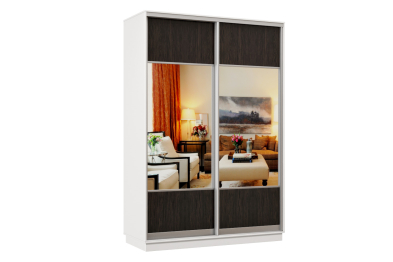 Шкаф-купе Премьер Лайт 03 Мини (05;05) двухдверный