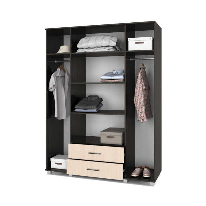 Шкафы распашные, Модульная система Ева Е43 Шкаф