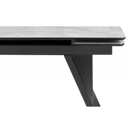 Стеклянный стол Вейв 140(200)х80